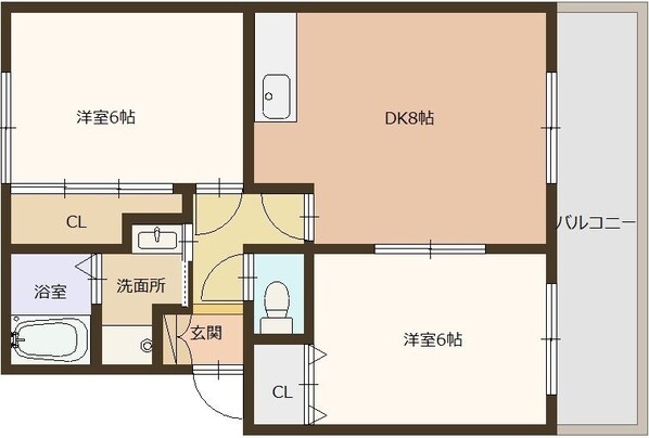 網干駅 徒歩10分 2階の物件間取画像